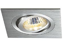 Светильник встраиваемый поворотный Elektrostandard 1011/1 MR16 CH 220В Хром картинка 